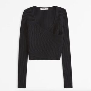 Abercrombie LuxeLoft Slim Wrap Sweater
